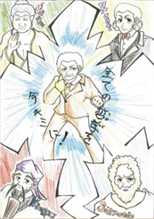 学祖の漫画似顔絵コンクール05